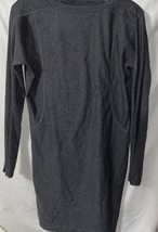 Women&#39;s ATHLETA Dress Size XS Dark Gray RN 54023 Long Sleeves Soft &amp; Fitted - £20.20 GBP