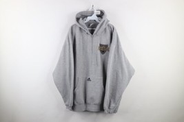 Vintage Adidas Mens XL Heavyweight Spell Out Notre Dame University Hoodie Gray - £50.22 GBP