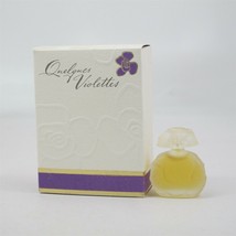 Quelques Violettes By Houbigant 0.1 Oz Parfum Mini Nib Vintage Rare - £31.64 GBP