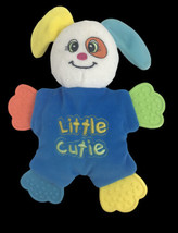 Vintage LITTLE TIKES Little Cutie Baby puppy dog spot Stuff Plush Toy Teether  - £16.96 GBP