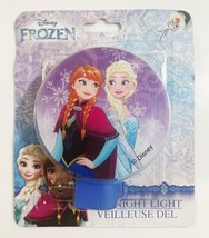 Disney Frozen Princess Elsa &amp; Anna Night Light Girls W/ LED Bulb (NEW SEALED) - £7.83 GBP