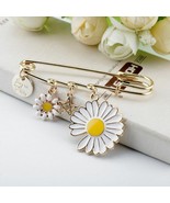Daisy Pin G Dragon Flower Fashion Ji Yong Daisy Chrysanthemum Brooches j... - £7.08 GBP