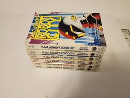 Lot 6 Isaac Asimov ROBOT CITY Book 1-6 Science Fiction Paperback (1987) ACE - £38.73 GBP