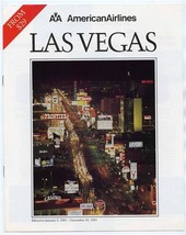 American Airlines Las Vegas Brochure 1985 Frontier Sands Hilton Desert Inn - £21.75 GBP