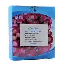Hydrophobic Ptfe Membrane Disc, Simsii Syringe Filter, 100/Pack, 13 Mm D... - $64.99