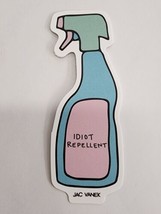 Idiot Repellent Spray Bottle Multicolor Awesome Sticker Decal Embellishm... - £2.23 GBP