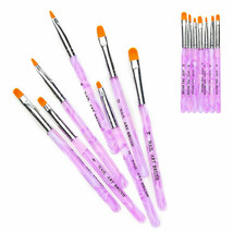 7pcs Nail Art Brushes UV Gel Pen Manicure Brush Different Sizes - £6.26 GBP
