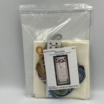 Design Works Proverbs Counted Cross Stitch Picture Craft Kit 9&quot; x 22&quot; NE... - $279.33 MXN