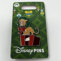Disney Parks 2023 Simba Wreath Holiday Christmas Pin Lion King - NEW - $14.62