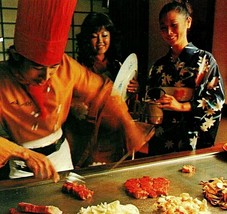Advertising Samurai Japanese Steak House Pittsburgh Cleveland Chrome Postcard - £2.29 GBP