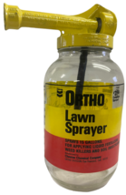 Vintage Ortho Glass Lawn Sprayer with Metal Sprayer Sprays 15 Gallons Nice Shape - $22.49