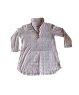 KAREN NEUBURGER ENCORE 1/2 Sleeve Pink Red Floral PJs Nightshirt Size S EUC - €10,31 EUR