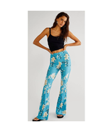 New FREE  PEOPLE The Janis Printed Bells NOVELLA ROYALE $145 X-SMALL  Blue - £63.65 GBP