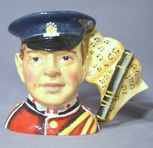 Royal Doulton D7217 Mid-Size Character Jug North Staffordshire Fife Player Rdicc - $49.95
