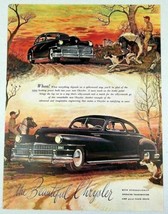 1947 Print Ad Chrysler 2-Door Cars Farm Country Road - £9.51 GBP