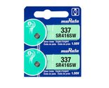 Murata 337 Battery SR416SW 1.55V Silver Oxide Watch Button Cell (10 Batt... - £3.14 GBP+