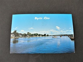 Mystic River, Connecticut - 1965 Postmarked Postcard. - £7.00 GBP