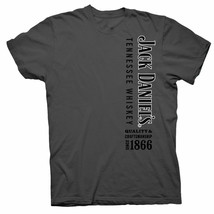 Jack Daniel&#39;s Tennessee Whiskey Quality Since 1866 Grey T-Shirt Grey - £27.44 GBP