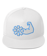 Strong Gear Flat Bill Cap – Snapback with Muscle Power Icon - $521.91 MXN
