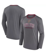 NBA Cleveland Cavaliers Men&#39;s Long Sleeve Gray Pick and Roll Poly Perfor... - $19.79