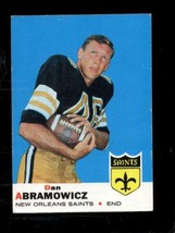 1969 Topps #36 Dan Abramowicz Vg+ (Rc) Saints *X83636 - $4.41