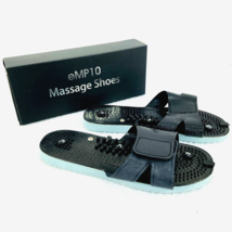 eMP10 Massage Sandals Shoes Black Acupuncture Feet - £10.21 GBP