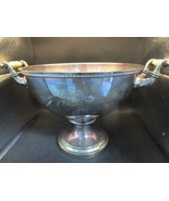 REVIRESCO SCOTLAND CLAN CREST FOOTED SILVERPLATE BOWL with cover FOOTED ... - £194.76 GBP