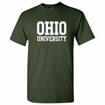 AS01 - Ohio University Bobcats Basic Block T Shirt - Small - Forest - £18.82 GBP