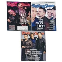 Rolling Stone Magazine U2 Bono The Edge 2009 Lot of 3 Jagger Springsteen... - £9.64 GBP