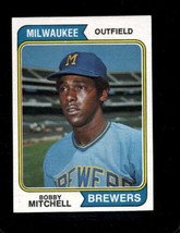 1974 Topps #497 Bobby Mitchell Exmt Brewers *X52173 - $0.98