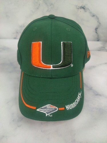 Men&#39;s Green Miami Hurricanes Baseball Hat - $23.33