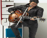 Elvis Presley Figure Leather Suit 68 TV Special Guitar Microphone Chair & Stage! - $169.99