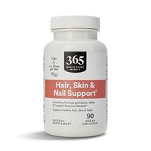 10/27 365 by Whole Foods Market, Hair Skin &amp; Nails 2000 Biotin, 90 Count - $11.87