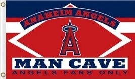 Los Angeles Angels Man Cave Flag 3X5Ft Banner USA Polyester - $20.00