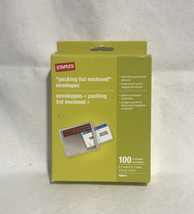 Staples Packing List Env 4 1/2&quot; x 5 1/2&quot; Red Packing List Enclosed 100/P... - $9.46