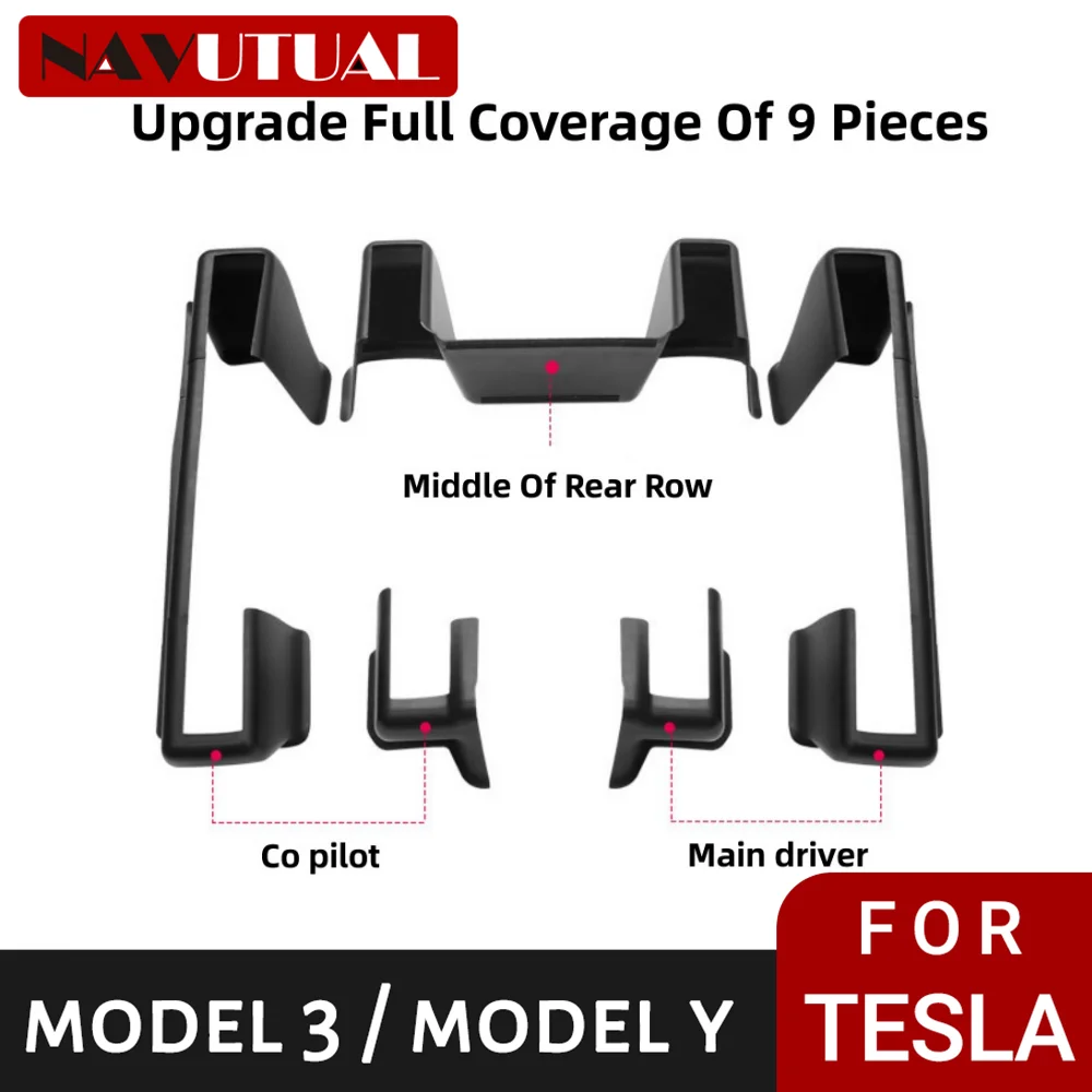 For Tesla Model Y 2021-2023 Under Seat Corner Guard Front Rear Seat Slide Rails - £27.79 GBP+