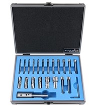 Accusize Industrial Tools 21 Piece Metric H.S.S. Interchangeable Pilot, 0122 - $145.94