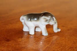 Made in Japan Figurine Animal Vintage Small Porcelain Elephant 2.5&quot; - $10.00