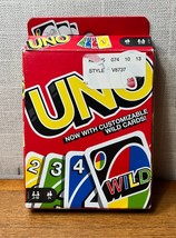 Mattel UNO Card Game with Customizable Wild Cards - $5.66
