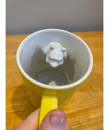 Disney Store Authentic Yellow Winnie The Pooh 3D Stuck In A Mug Coffee/T... - $18.04 CAD