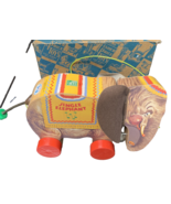 Fisher-Price Jingle Elephant Pull Toy Swaying Head FP 1993  What is cert... - $40.76 CAD