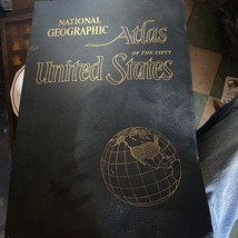 Vintage 1960 National Geographic ATLAS of the Fifty United States Map Bo... - $35.64
