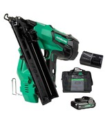 Metabo HPT 18V MultiVolt™ Angled Cordless Finish Nailer Kit, 15 Gauge, 1... - $321.50