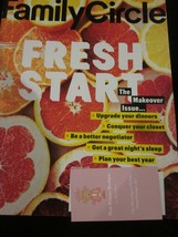 Family Circle Magazine January 2018 Fresh Start Makeover Issue Brand New - $9.99