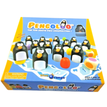 Penguin Game Pengoloo South Pole Animals Matching Game Blue Orange Woode... - $19.94