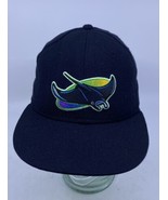 VTG Tampa Bay Devil Rays New Era 59fifty Authentic Diamond Collection Ha... - £19.75 GBP
