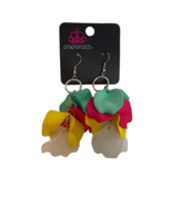 Paparazzi Pierced Dangle Earrings Glass Gardens Multi Color NEW - £5.21 GBP