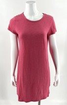 Gap T Shirt Dress Size Small Magenta Pink Short Sleeve Solid Cotton Blend Womens - $15.84