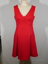 Kate Spade Red Sleeveless Broome Street Ponte Dress Women&#39;s Size 00 NWT - £56.21 GBP