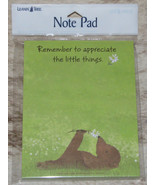 LEANIN TREE &quot;Remember Appreciate the Little Things&quot;~Note Pad 60 sheets~#... - £6.19 GBP